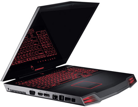 Ноутбук Alienware M17x R4 получит процессор Ivy Bridge и экран разрешением 1920 x 1080 пикселей